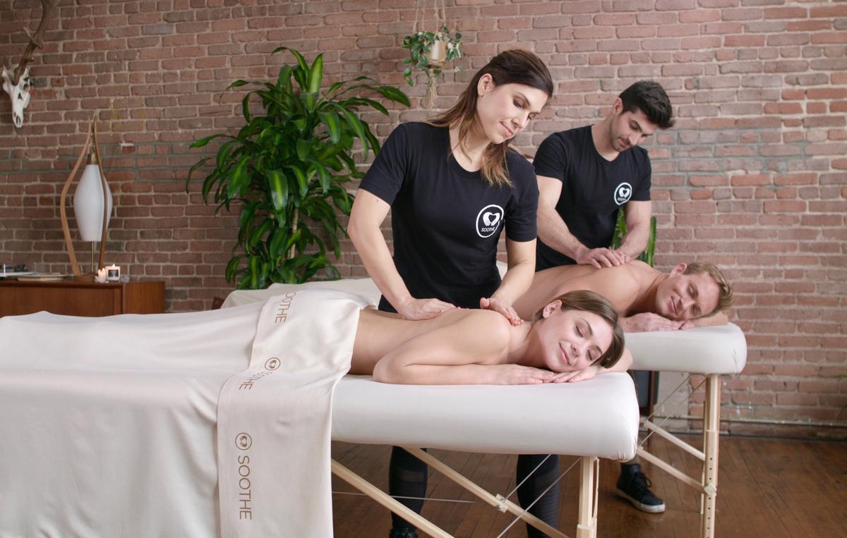 Soothe, has rolled out CBD massages to customers in Southern California. / 