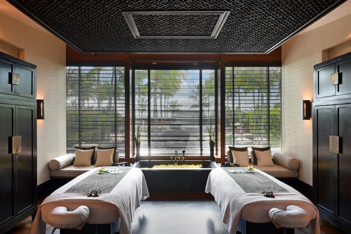 The 7,000sq m spa has introduced an updated treatment menu based on Valmont’s skincare lines. The 7,000sq m spa has introduced an updated treatment menu based on Valmont’s skincare lines.