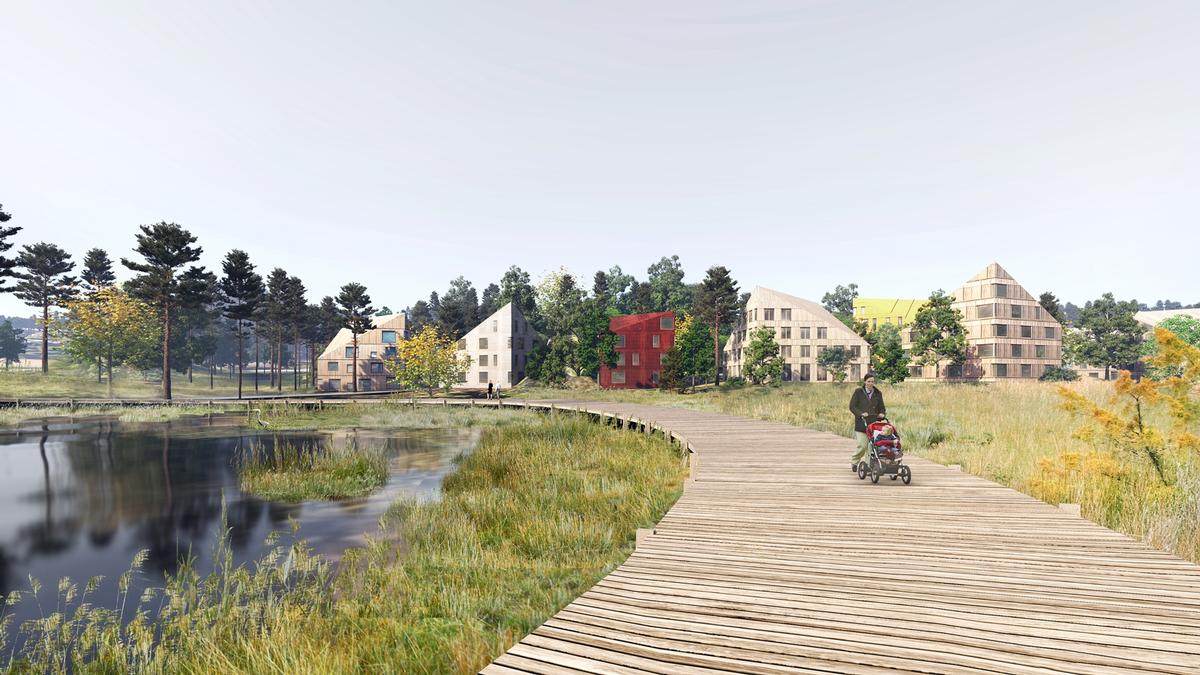 MAD first identified a site with forest surroundings / Mad Arkitekter