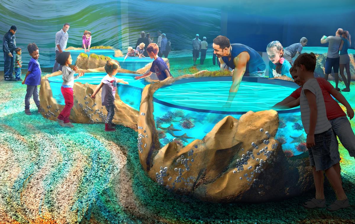 The aquarium covers 120,000 sq ft (11,148 sq m) / St. Louis Aquarium / PGAV Destinations