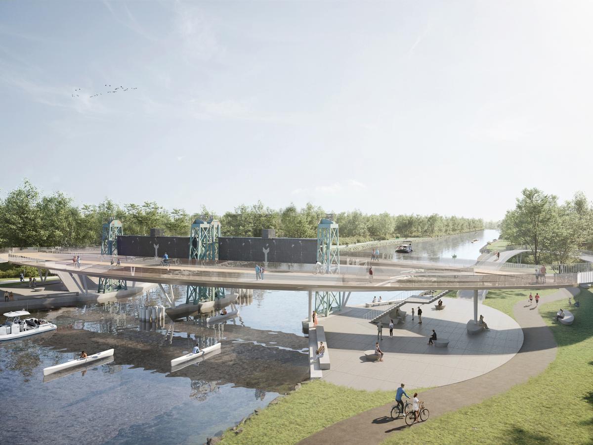 Communities around the river will be better connected, with new infrastructure like bridges being installed / BuroHappold