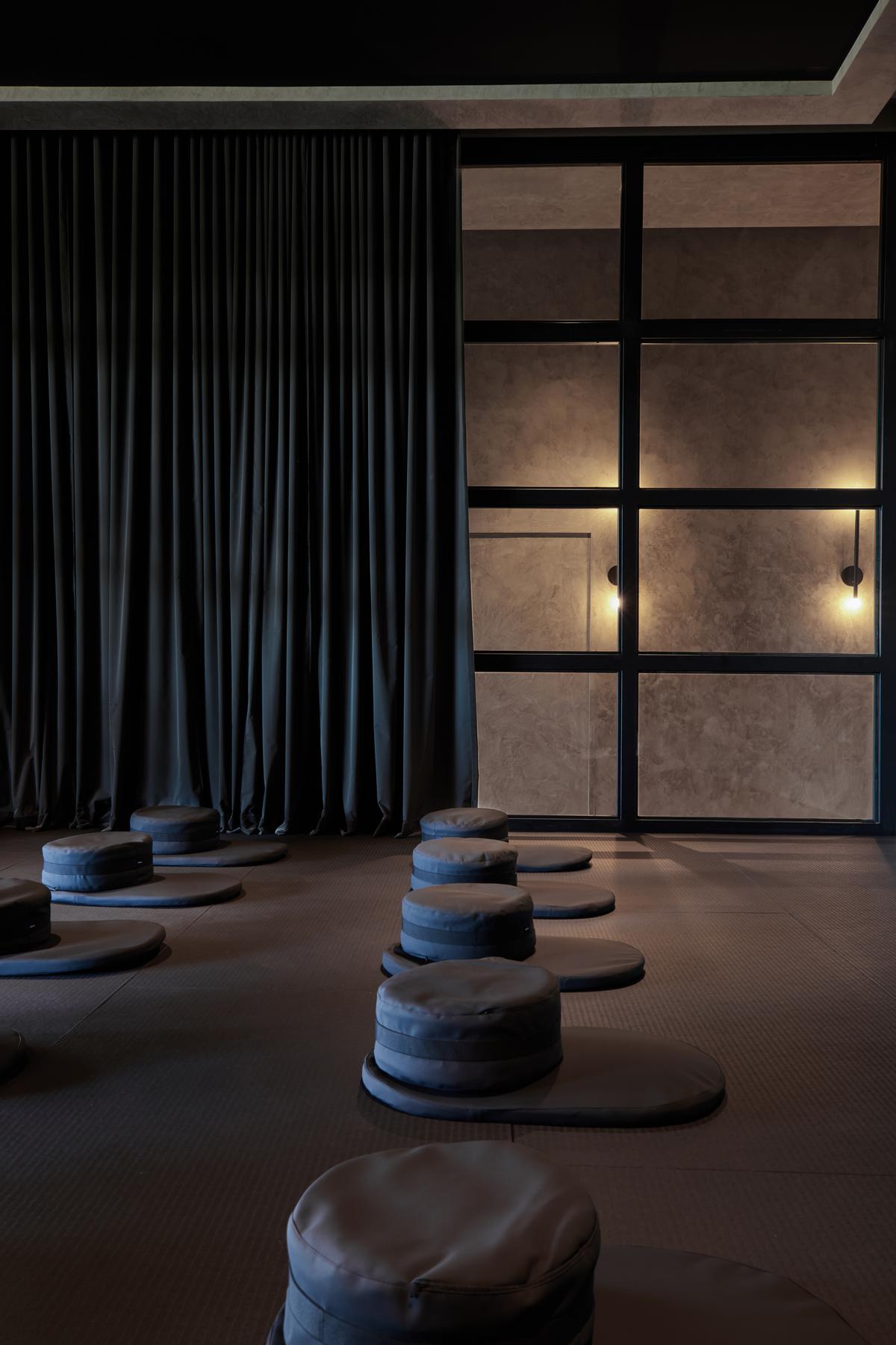 The centre's meditation room has been designed for solitude and reflection