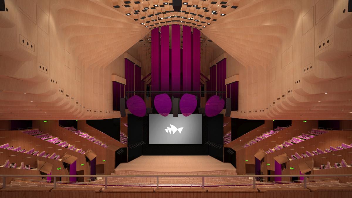 A new automated draping system will make it easier to configure the hall for classical to amplified performances / ARM Architecture