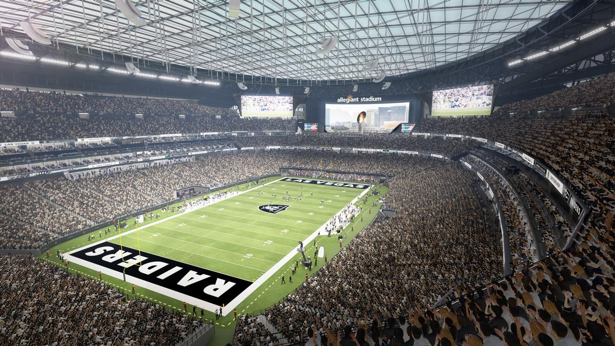 There will be a seating capacity of 65,000, which it will be possible to increase to 72,000 for Super Bowl events / Manica
