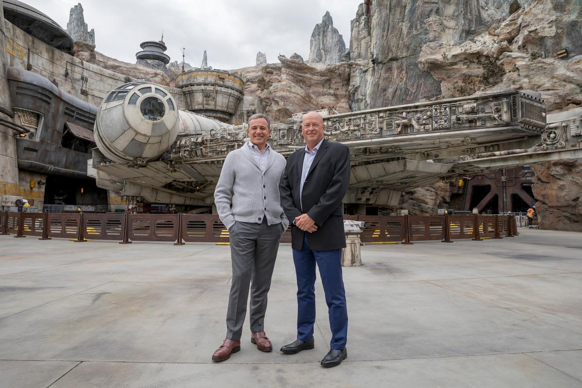 Bob Iger (left) has been replaced as Disney CEO by Bob Chapek (right) Bob Iger (left) has been replaced as Disney CEO by Bob Chapek (right)