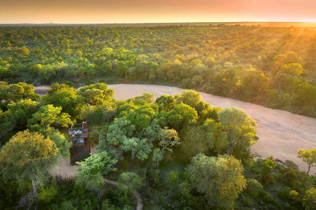 It gives guests at the &Beyond Ngala Private Game Reserve the chance to sleep under the stars