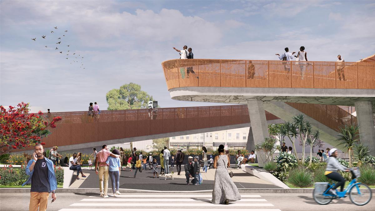 The destination will provide an open-air space for people to enjoy / Perkins and Will