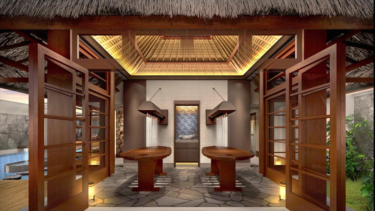  The spa will have a menu that fuses ancient local wisdom with modern awareness in healing