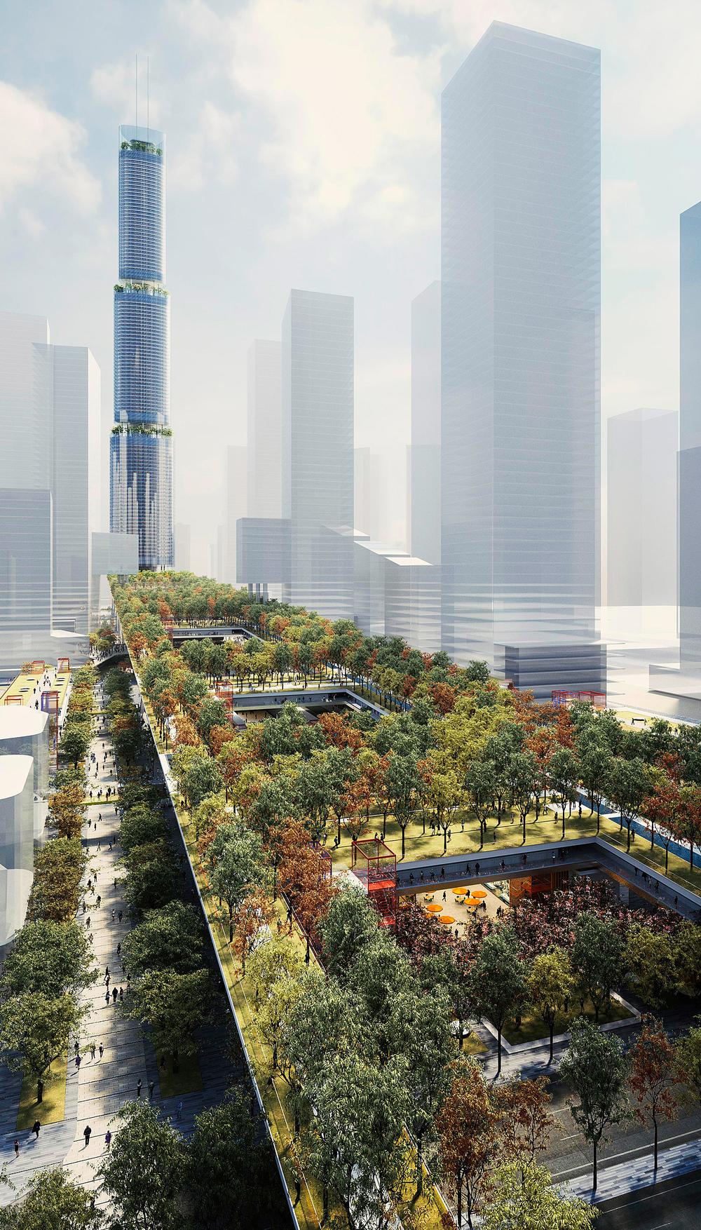 The Shenzhen Sky Garden will be built on existing reclaimed land