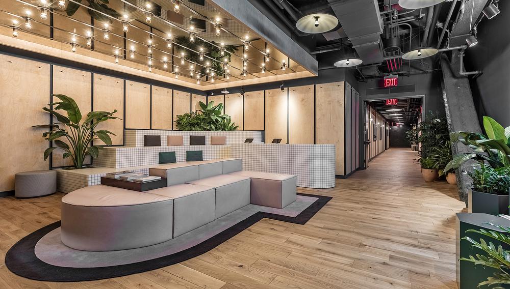 WeWork’s Rise gym was designed by Brittney Hart