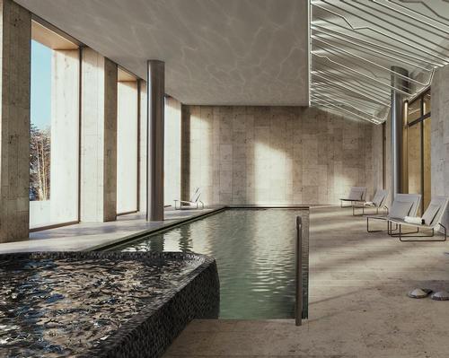 Set to open in Q3 2019, the spa will include 15 treatment rooms, relaxation areas, an indoor pool with sauna, fitness area, restaurant and childrens area