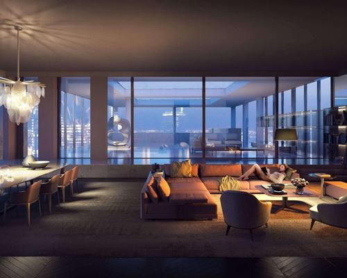 Some residences feature private terraces and fireplaces. / Courtesy of Philip Hazan