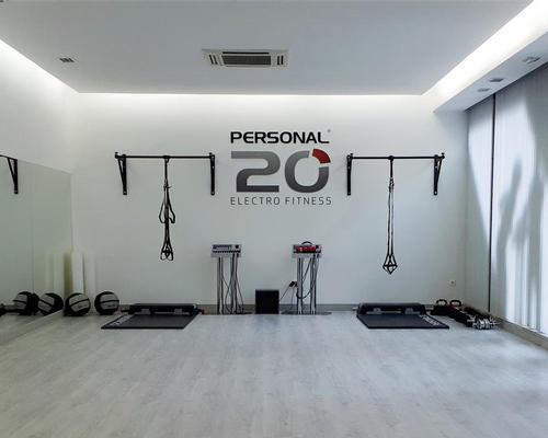 The studio offers electrical muscle stimulation training as well as group exercise classes 