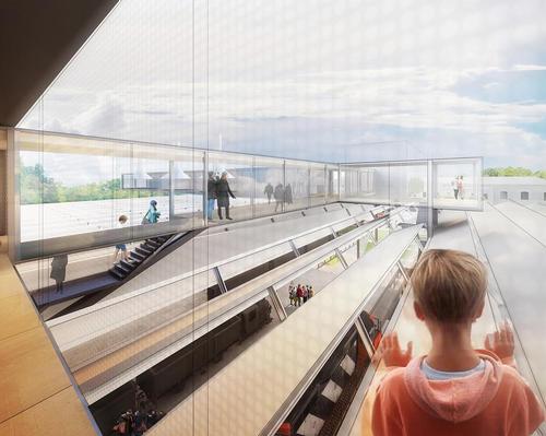 The museum's new home will be based on a former rail maintenance depot site in the Kobanya region in east Budapest. / Diller Scofidio + Renfro