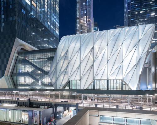 The arts venue is one of the crowning structures of the Hudson Yards development. / Photo by Iwan Baan