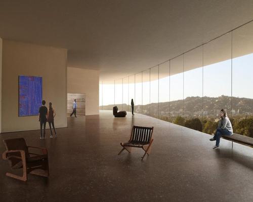 Designed by Swiss architect Peter Zumthor, a former Pritzker Prize winner, the new building’s plans were approved at a county vote / Peter Zumthor & Partner/The Boundary