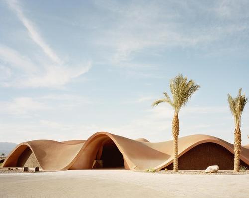 Oppenheim Architecture design dune-shaped golf clubhouse on the Red Sea coast