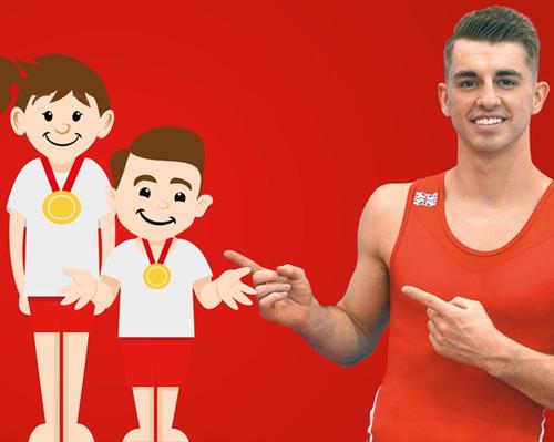 The 'Mini Max' initiative will offer keen young gymnasts the opportunity to win one-to-one mentoring sessions with Whitlock
