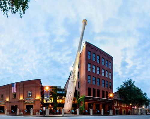 300,000 people per year visit the Louisville Slugger Museum & Factory