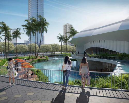 The Neal S. Blaisdell Center is located in Honolulu's Kaka’ako Community Development District / Snøhetta