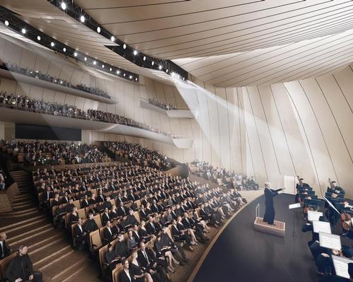 The grand theatre will seat 1,600 people / Ma Yansong