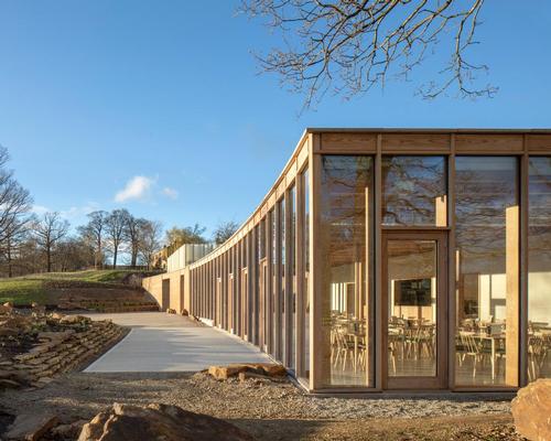 The Weston: The tones of the timber and the lime plaster have created a building with a warm, intimate feel / Peter Cook