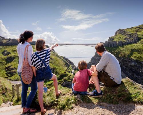 Tintagel Castle bridge restores 500-year-old connection as £5m heritage project opens to the public