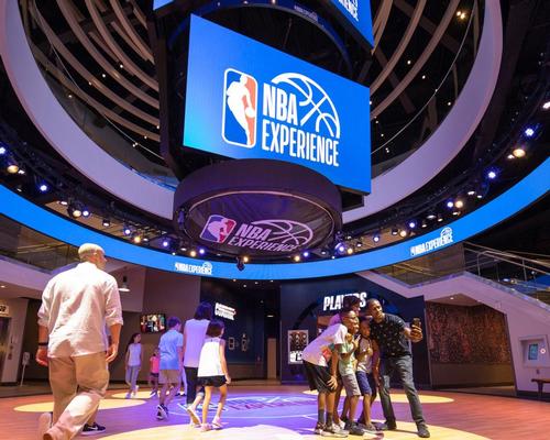 The NBA Experience at Disney Springs features 13 basketball-related activities