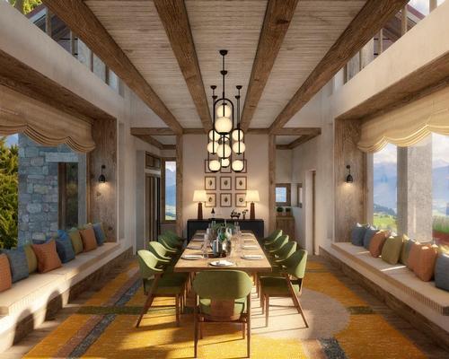 Swedish architect Martin Brudnizki designed the resort, 