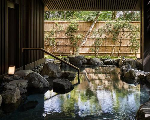 The natural spring water that flows near Aman Kyoto will be central to the philosophy at the resort’s Aman Spa, and is something of great rarity in the region
