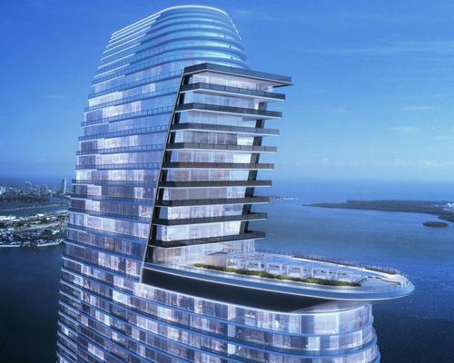The building will have a distinctive L-shape at its upper levels / Aston Martin