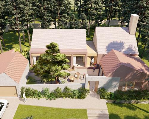 The concept for homes is inspired by local traditions and as such homes are designed around courtyards / JTP
