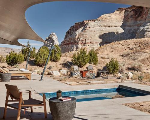 Guests will also be able to visit two spa suites at the campsite or Aman Spa at Amangiri.