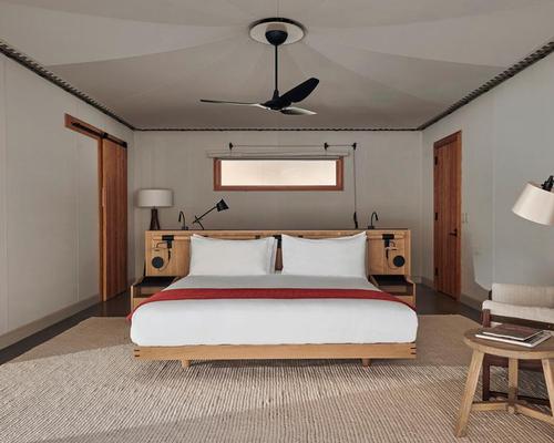 Luxury Frontiers have designed the tented pavilions which will feature either one or two bedrooms.