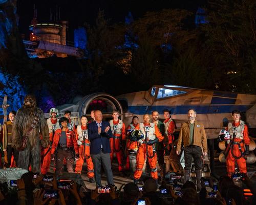 Bob Chapek opened the ride at a special dedication ceremony at Disney's Hollywood Studios in Orlando, Florida on 4 December