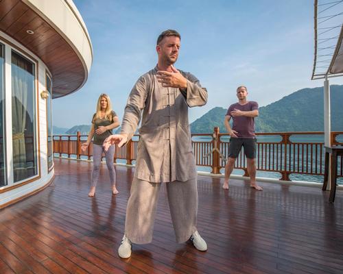 The holistic wellbeing experience includes an activity schedule comprised of guided meditation and early morning open-air Tai Chi sessions.