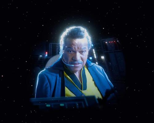 A new scene featuring Lando Calrissian, played by actor Billy Dee Williams, places riders at the heart of the story
