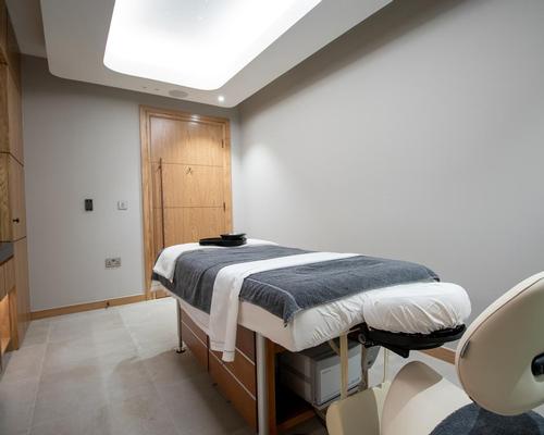 The spa includes 14 treatment rooms