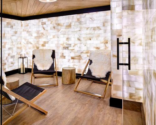 The specialist sports-recovery spa also includes a salt therapy room
