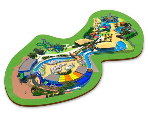 The Gardaland resort is located close to Lake Garda in Italy