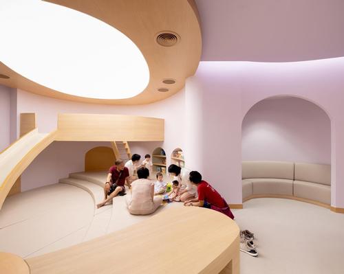 All of the hospital's waiting areas are designed as playgrounds / Ketsiree Wongwan