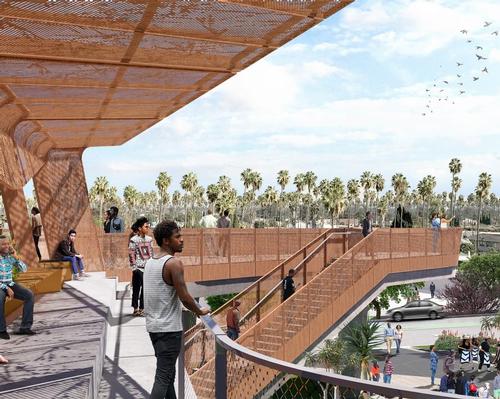 It will take the form of an outdoor art, culture and museum area / Perkins and Will