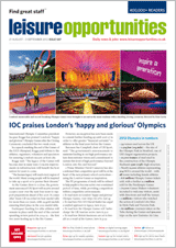 Leisure Opportunities magazine 21 Aug 2012 issue 587